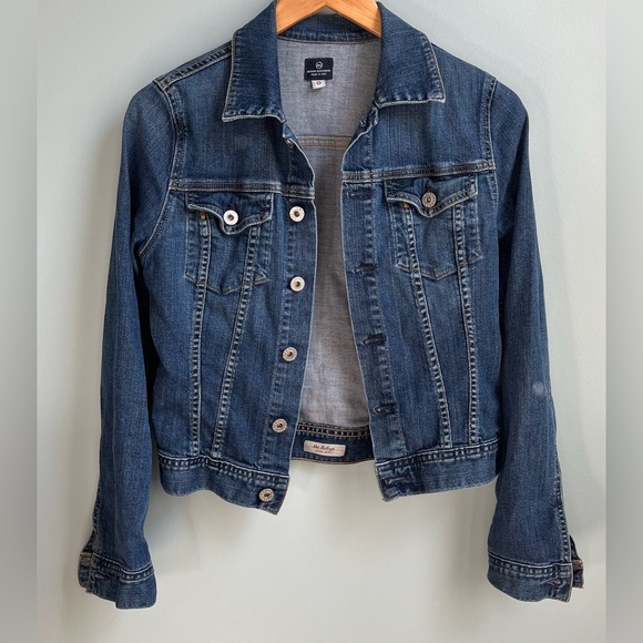 AG Adriano Goldschmied The Robyn Denim Jacket Size S - Picture 2 of 7